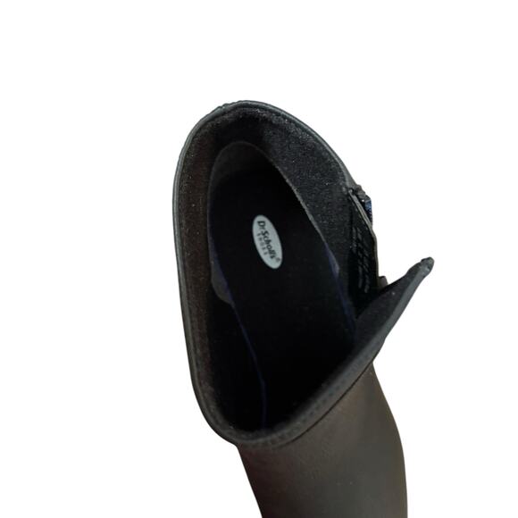 NIB Dr. Scholl's Been There Wedge Boots Women's Size 8.5 M Black Comfort Zip - Picture 8 of 12